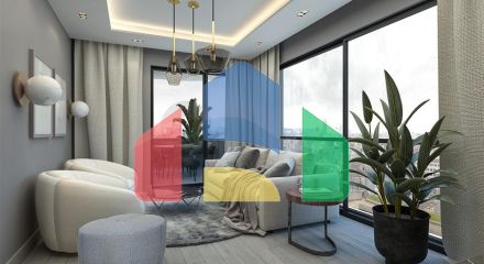 Привлекательный проект в 600 м от моря в Мерсине