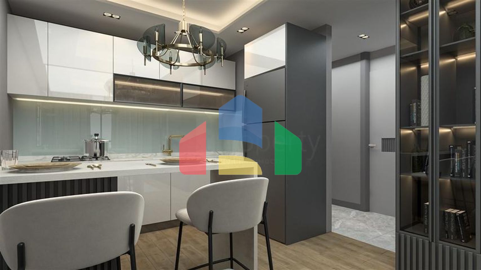 Привлекательный проект в 600 м от моря в Мерсине