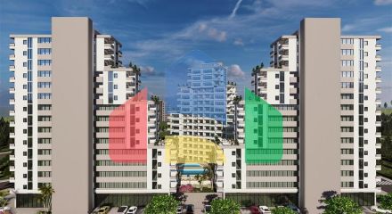 Привлекательный проект в 600 м от моря в Мерсине