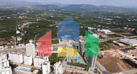 Привлекательный проект в 600 м от моря в Мерсине