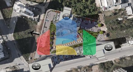 Привлекательный проект в 600 м от моря в Мерсине