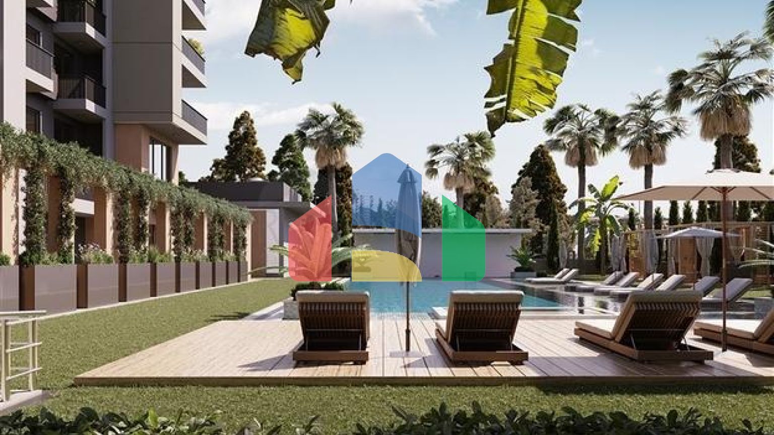 Жилой комплекс на завершающей стадии строительства в микрорайоне Тедже