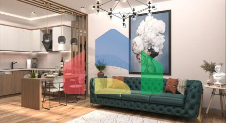 Квартира в центральном районе Мерсина с потенциалом сдачи в аренду