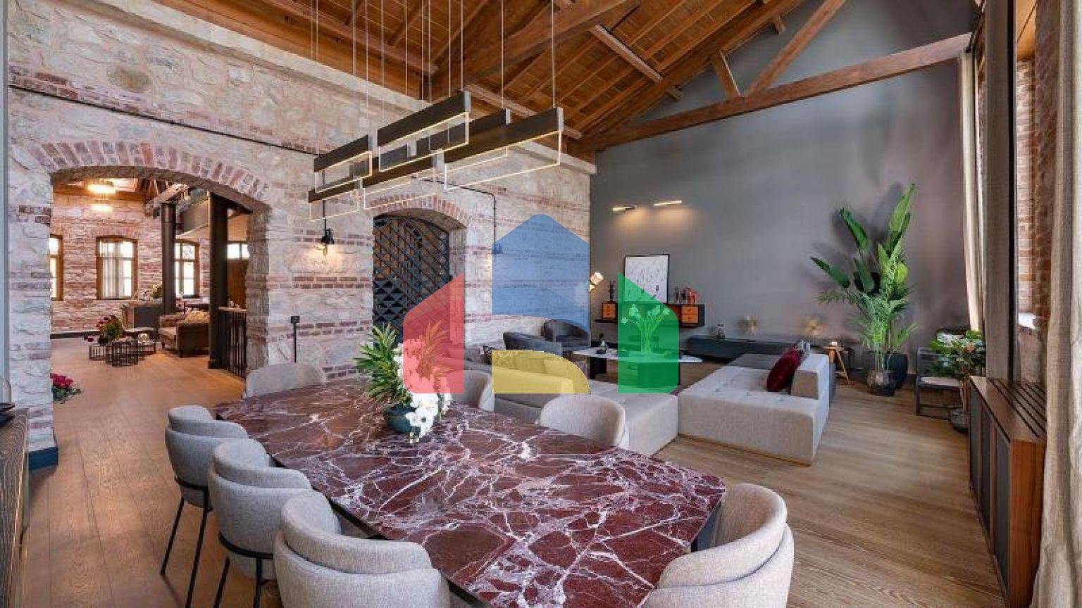 Квартира 2 + 1 з видом на море в Стамбулі