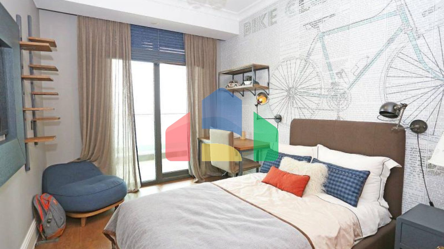 Квартира 2 + 1 з видом на море в Стамбулі