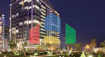 Квартира 4+1 с видом на море в Стамбуле