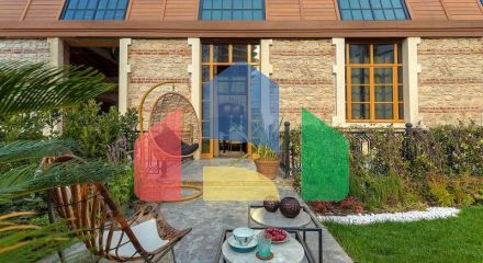 Квартира 4+1 с видом на море в Стамбуле