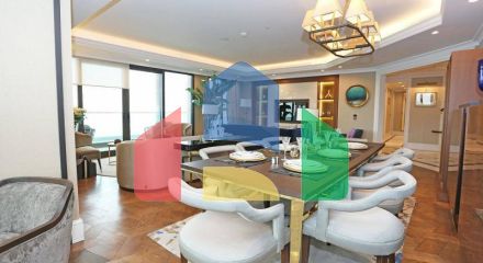 Квартира 4+1 с видом на море в Стамбуле