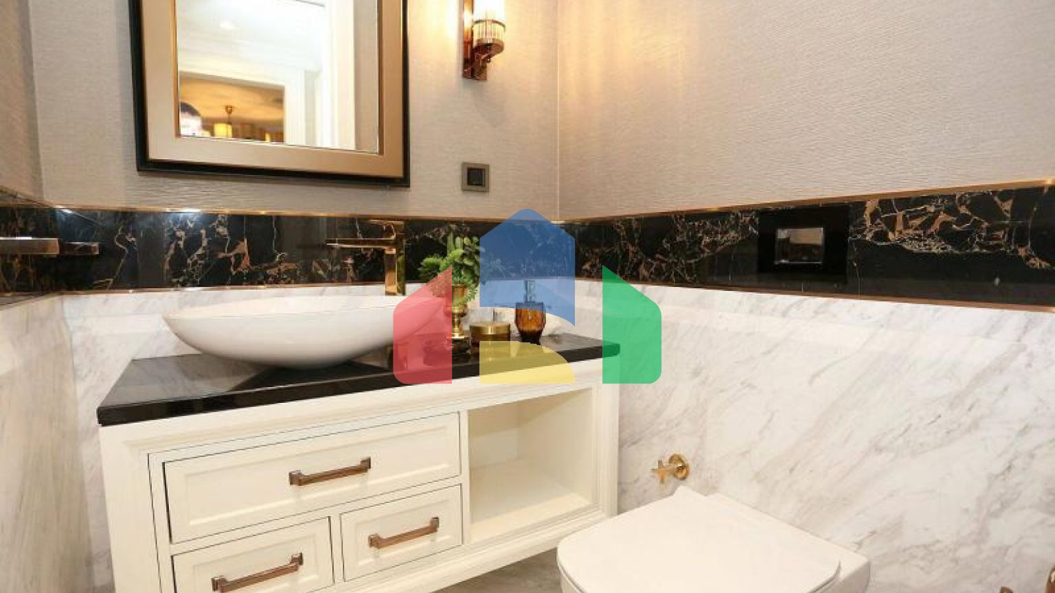 Квартира 2+1 с видом на море в Стамбуле