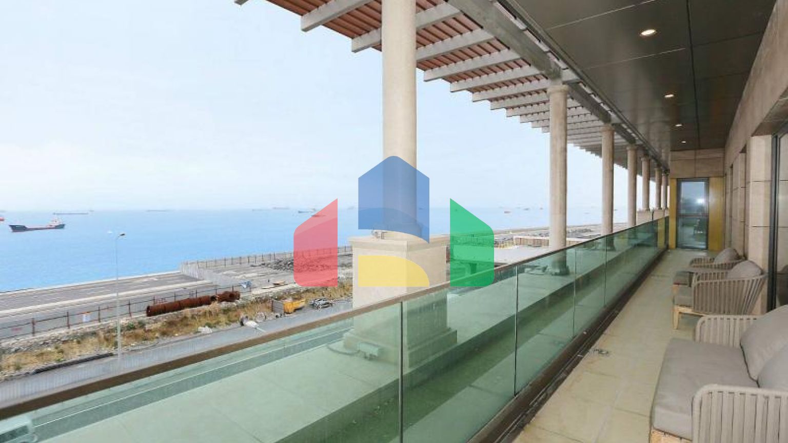 Квартира 2+1 с видом на море в Стамбуле