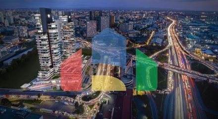 Проект с котлована с идеальной транспортной развязкой