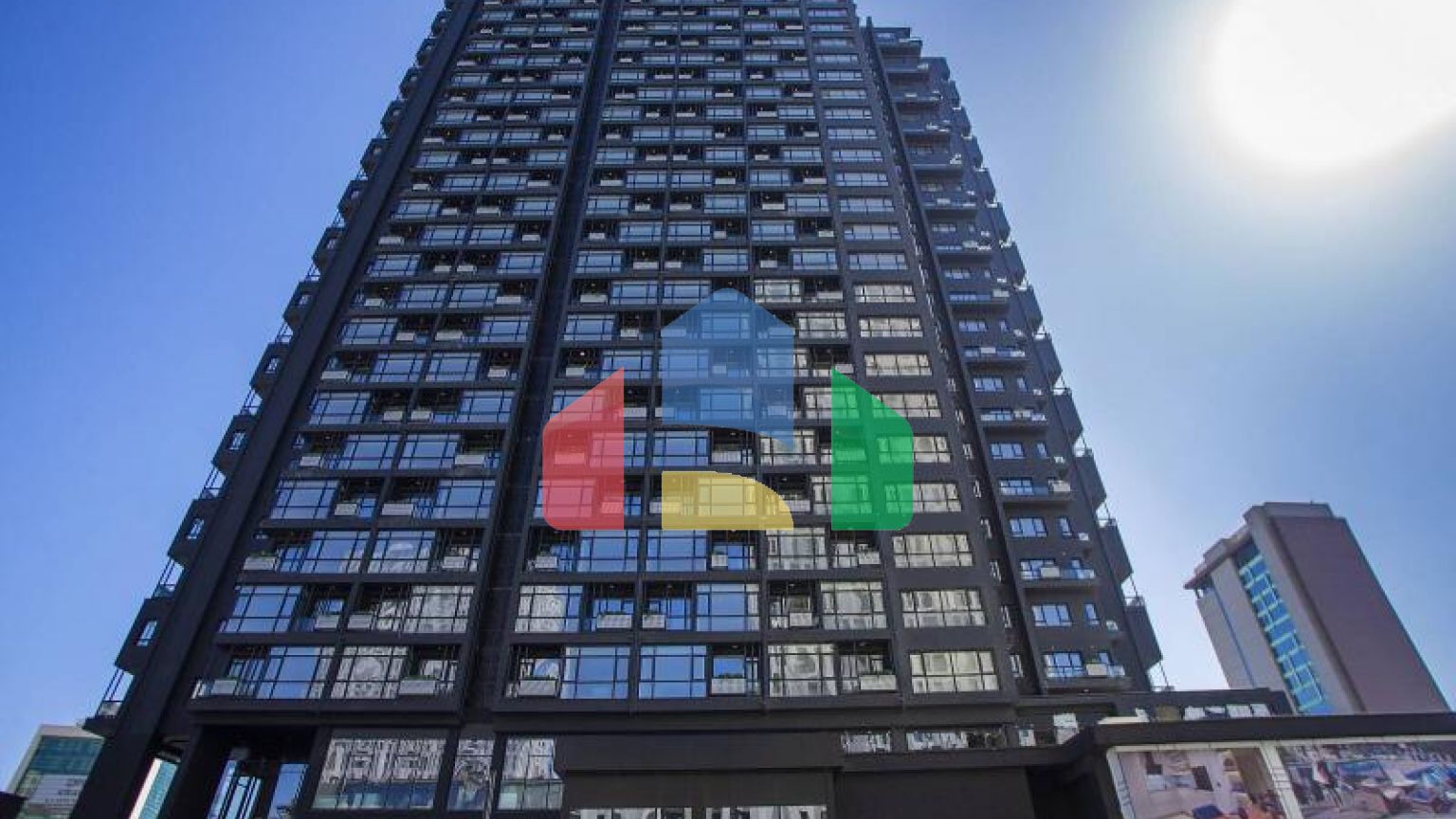 Квартира 1+1 с видом на море в Стамбуле