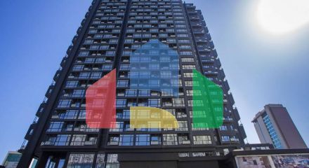 Квартира 1+1 с видом на море в Стамбуле