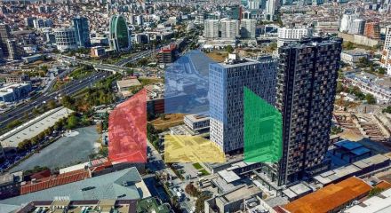 Квартира 1+1 с видом на море в Стамбуле