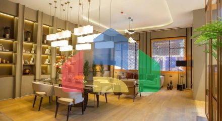 Квартира 1+1 с видом на море в Стамбуле