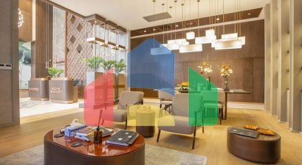 Квартира 1+1 с видом на море в Стамбуле