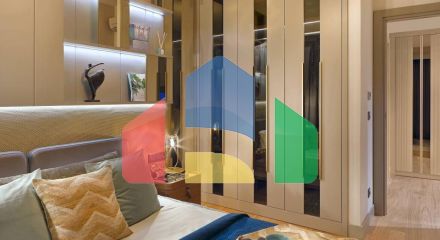 Квартира 1+1 с видом на море в Стамбуле