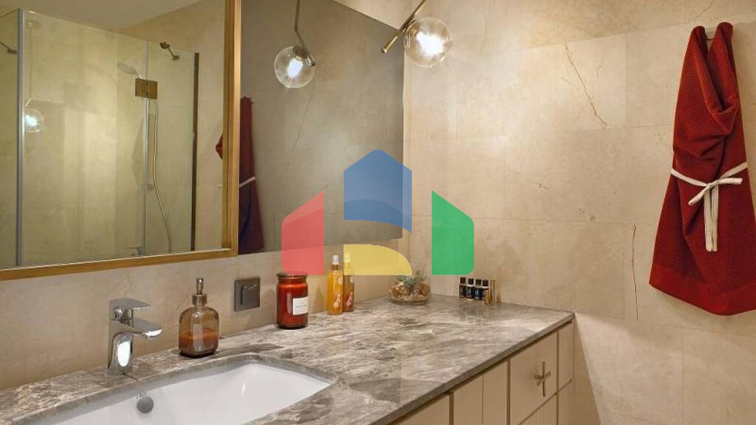 Квартира 1+1 с видом на море в Стамбуле