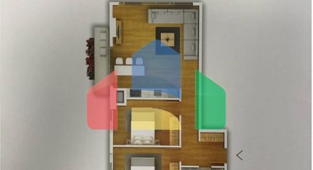 Квартира 1+1 с видом на море в Стамбуле