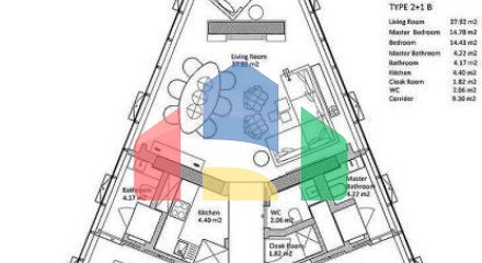 Квартира 4+1 в Стамбуле
