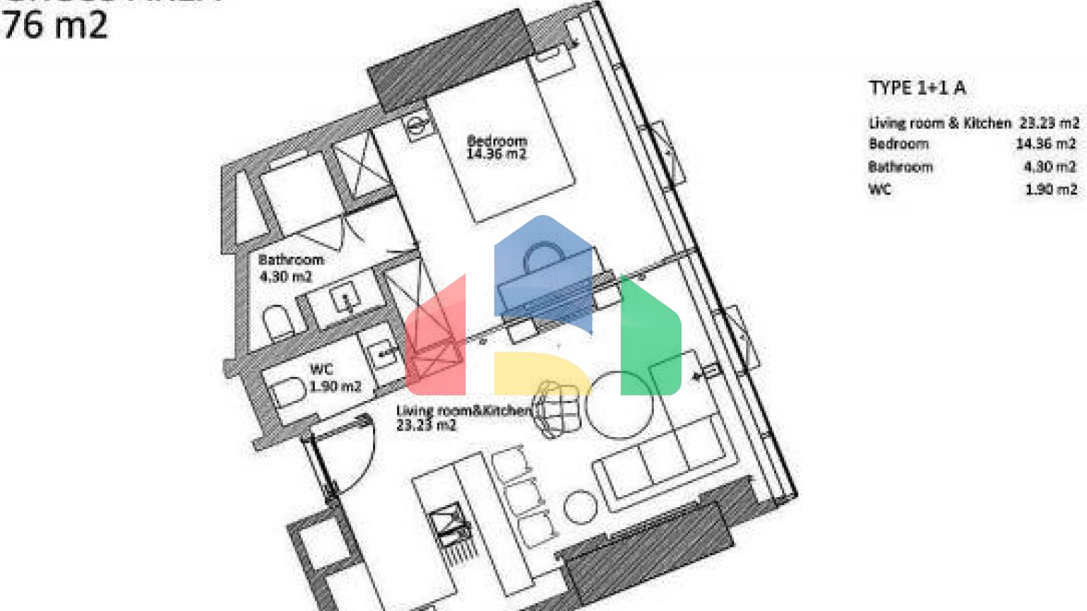 Квартира 4+1 в Стамбуле