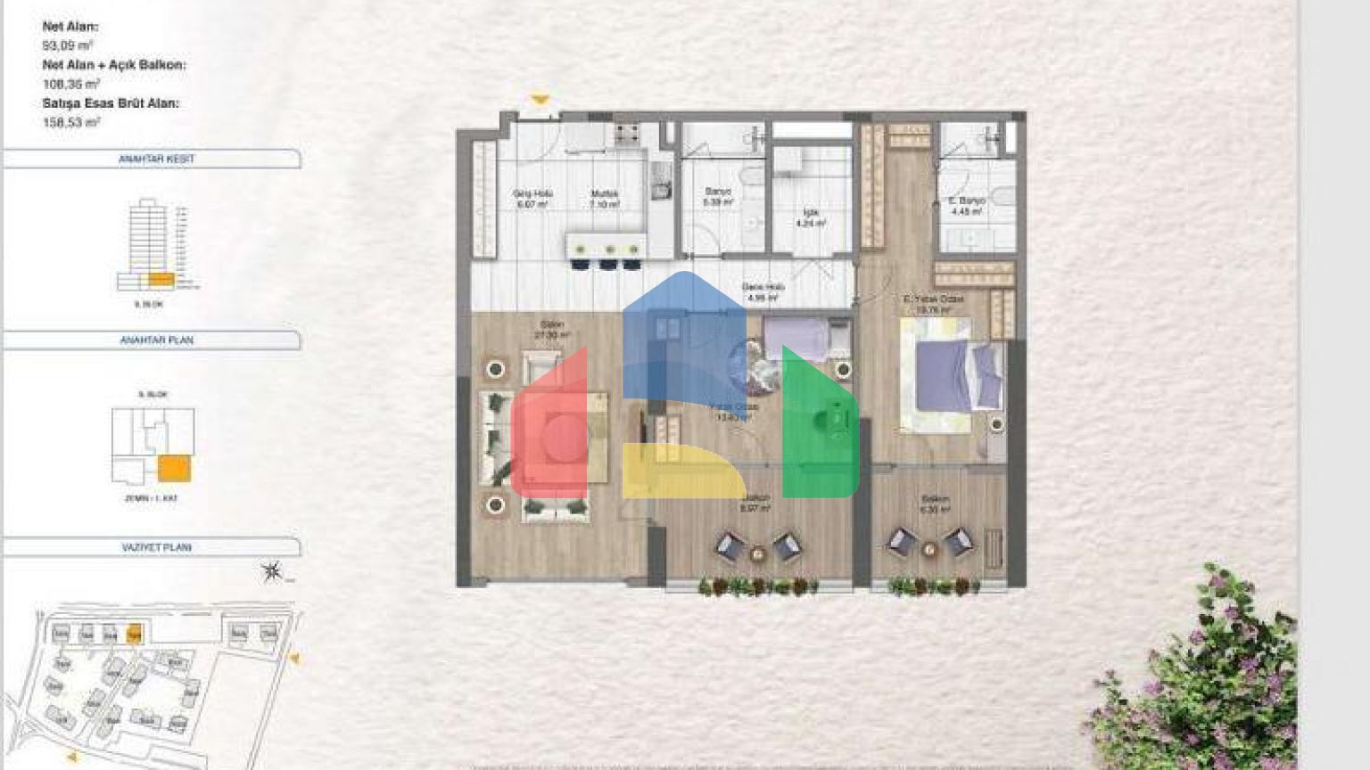 Квартира 3+1 в Стамбуле