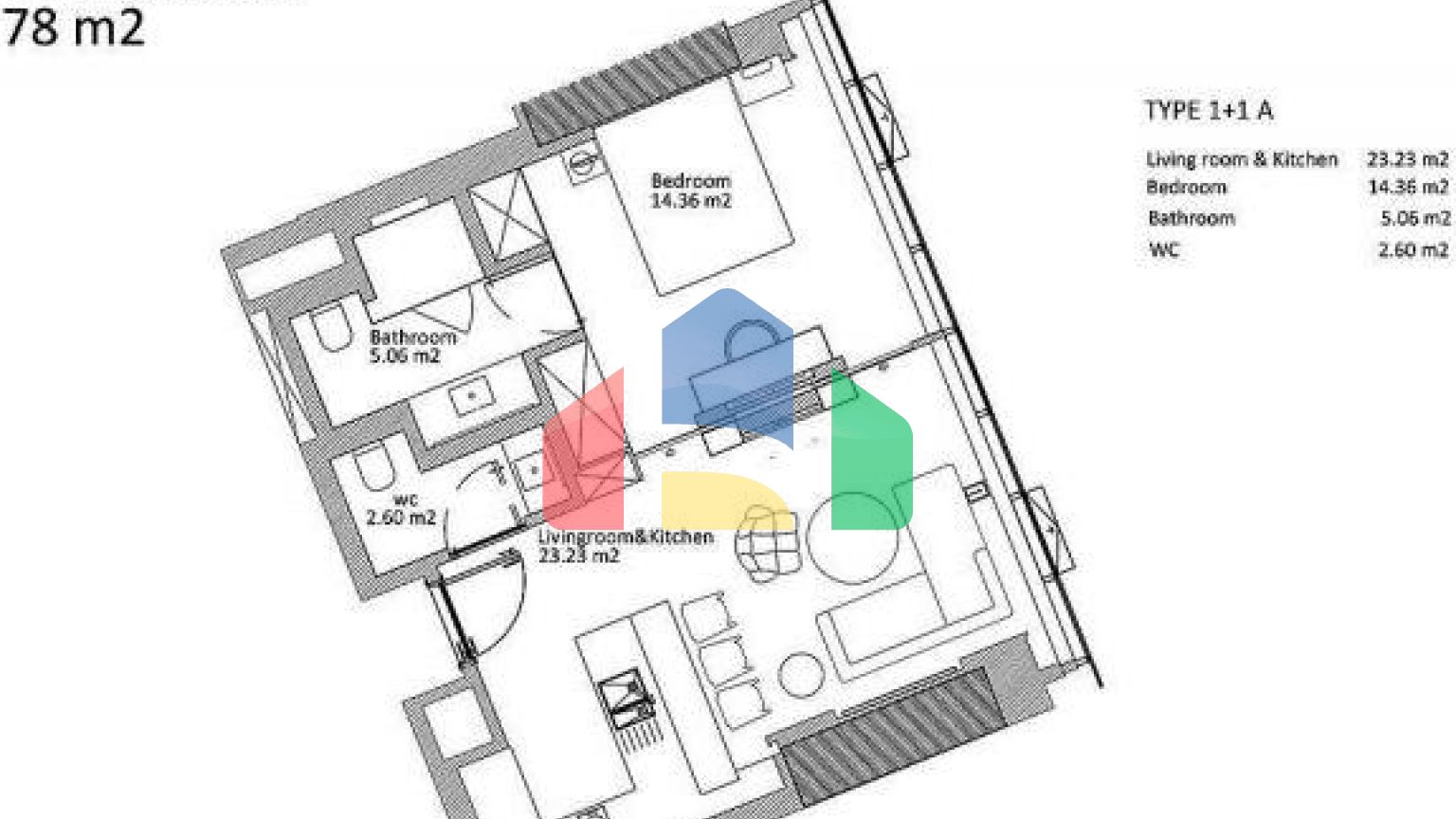 Квартира 3+1 в Стамбуле