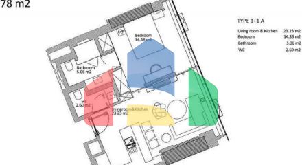 Квартира 3+1 в Стамбуле