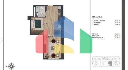 Квартира 3+1 в Стамбуле