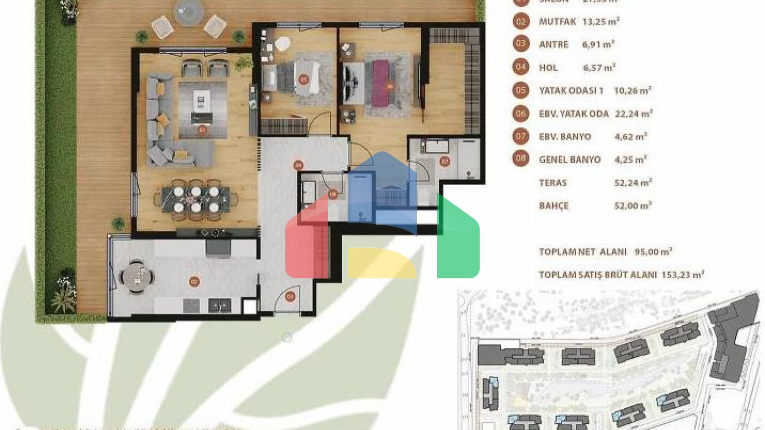 Квартира 3+1 в Стамбуле