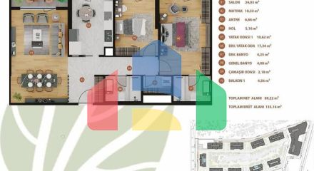 Квартира 3+1 в Стамбуле