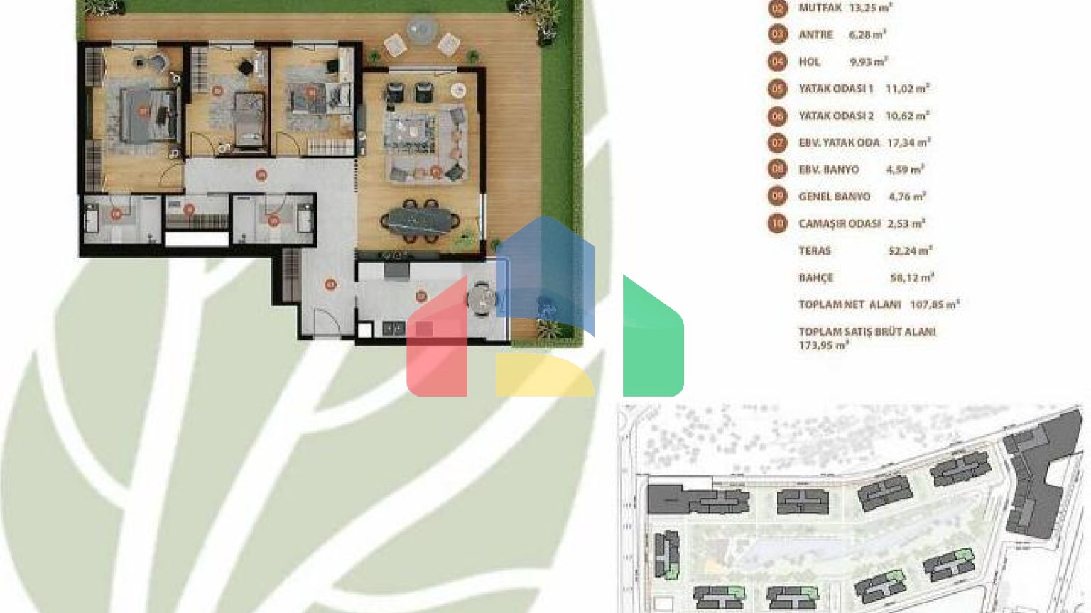 Квартира 3+1 в Стамбуле