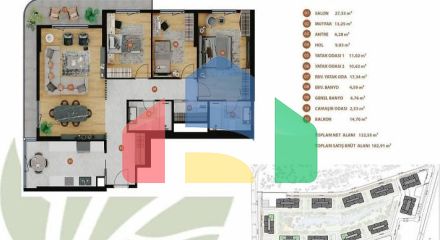 Квартира 3+1 в Стамбуле