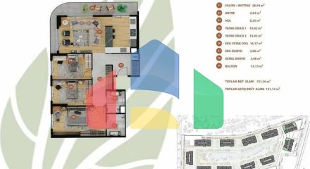 Квартира 3+1 в Стамбуле