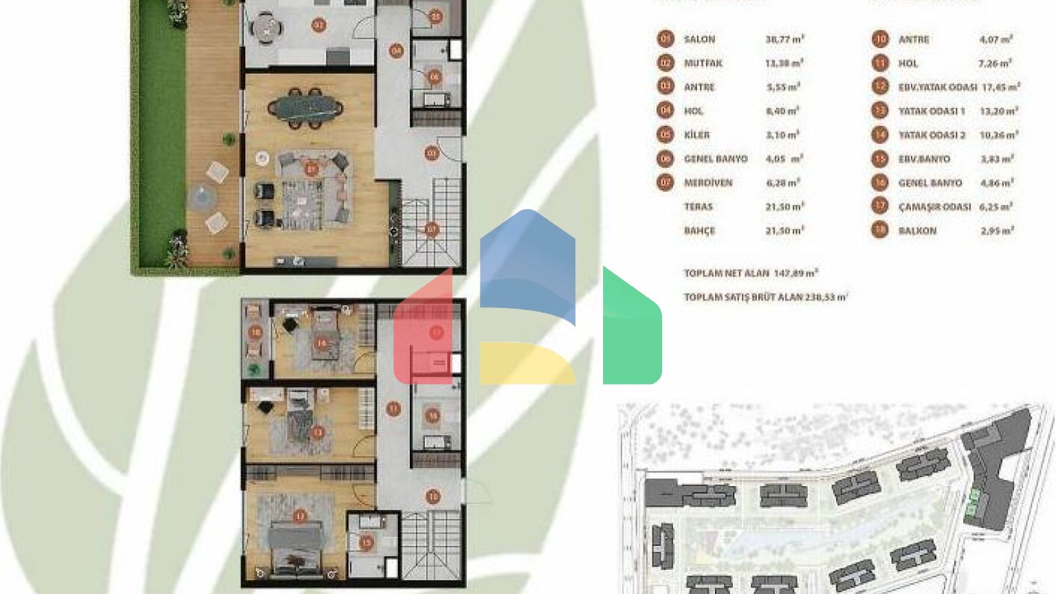 Квартира 3+1 в Стамбуле