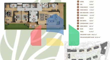 Квартира 3+1 в Стамбуле