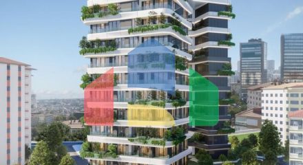 Квартира 3+1 с видом на море в Стамбуле