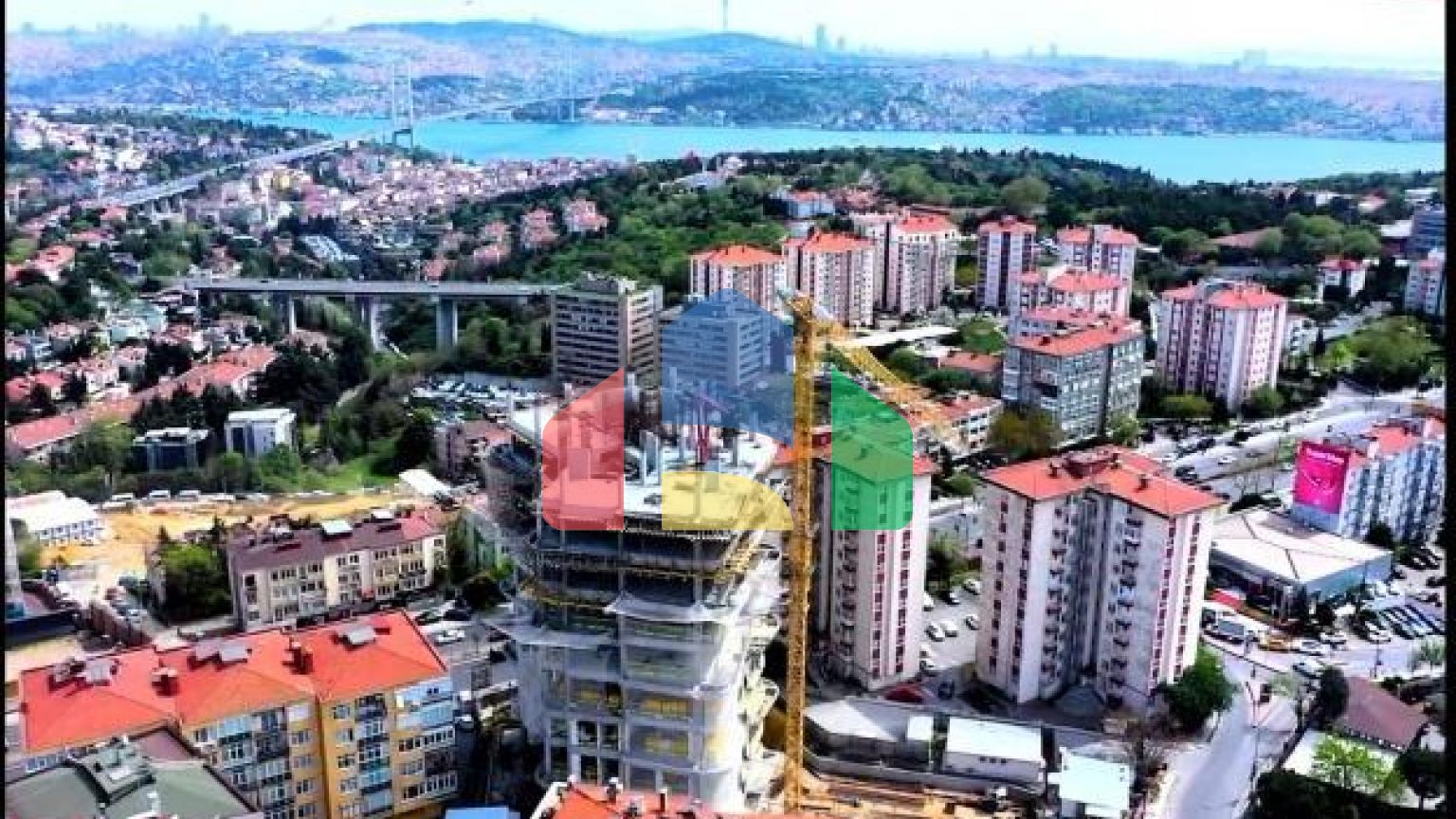 Квартира 2+1 с видом на море в Стамбуле