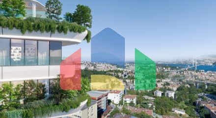 Квартира 2+1 с видом на море в Стамбуле