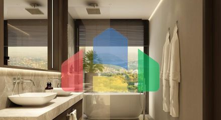 Квартира 2+1 с видом на море в Стамбуле