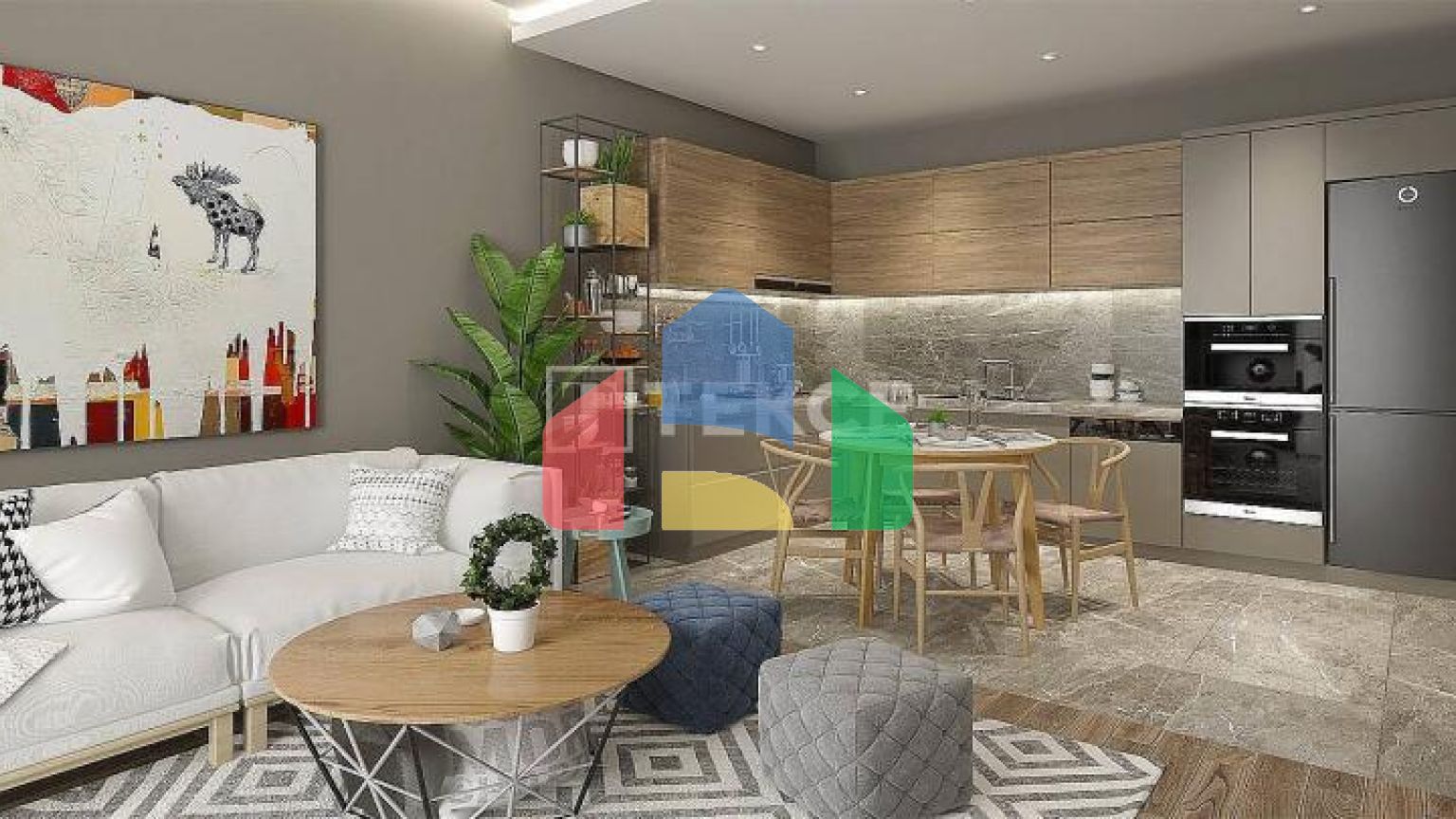 Дюплекс 3+1 в Стамбуле