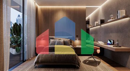 Квартира 1+1 с видом на море в Стамбуле