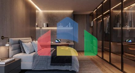 Квартира 1+1 с видом на море в Стамбуле