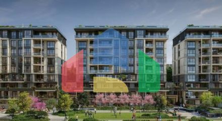 Дюплекс 5+2 с видом на море в Стамбуле