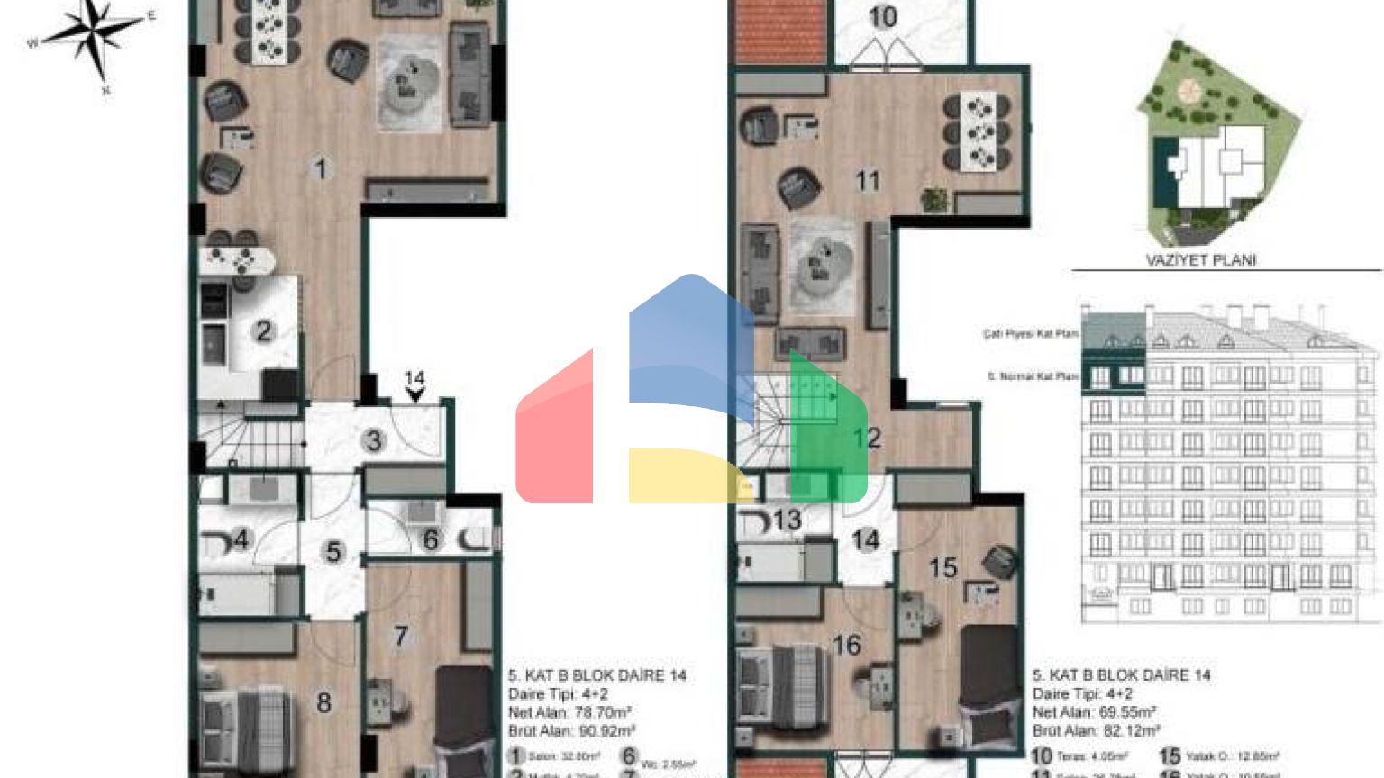 Квартира 2+1 в Стамбуле