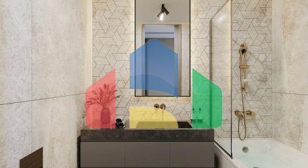 Квартира 1+1 с видом на море в Стамбуле