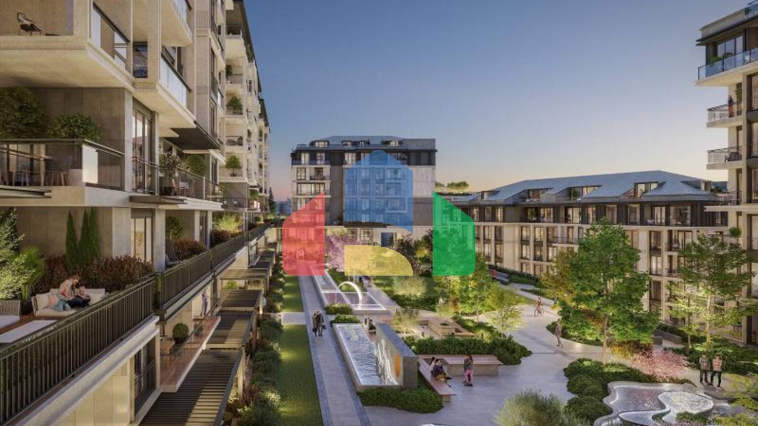 Квартира 3+1 с видом на море в Стамбуле