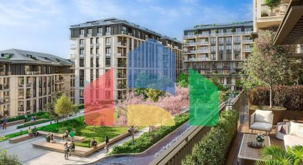 Квартира 3+1 с видом на море в Стамбуле