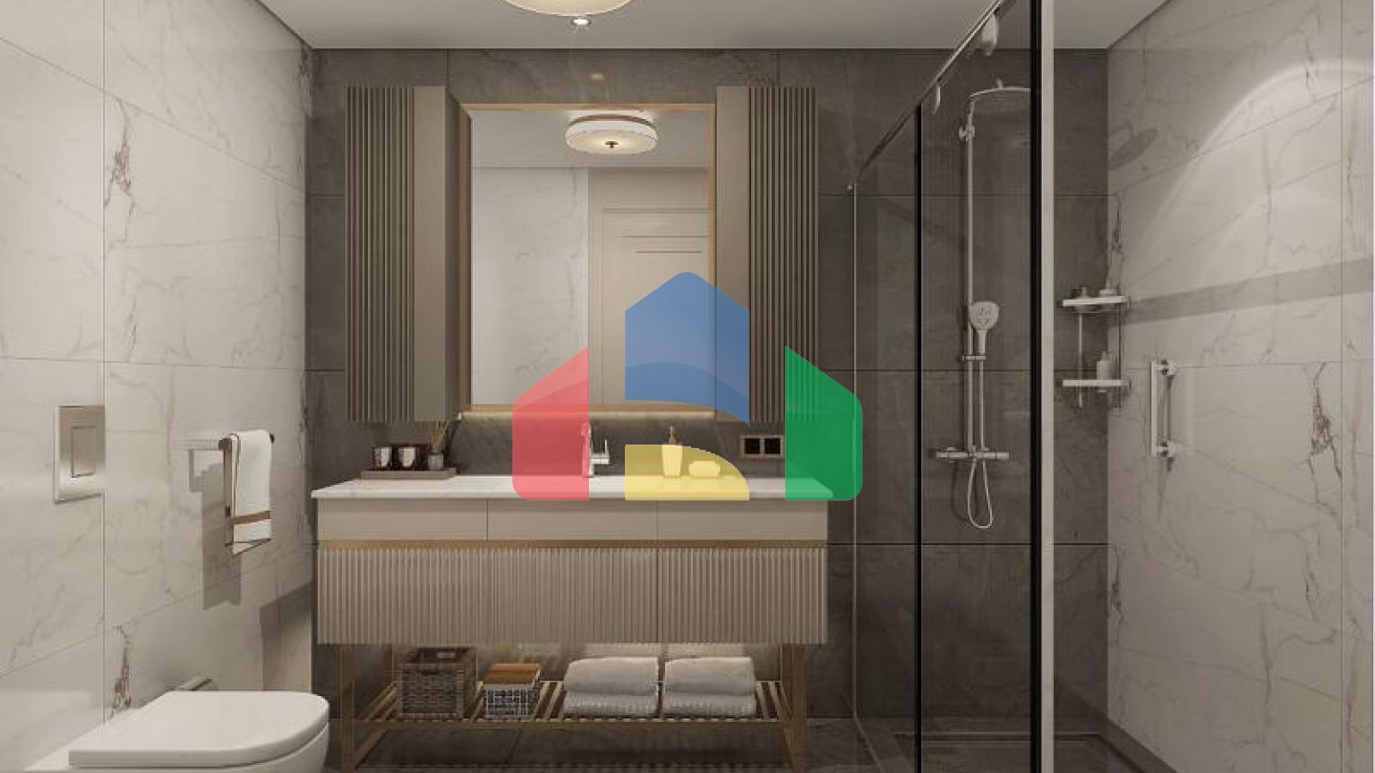 Квартира 3+1 с видом на море в Стамбуле