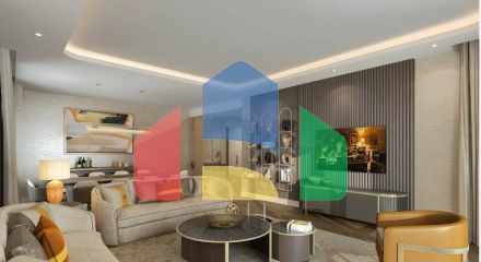 Квартира 1+1 с видом на море в Стамбуле